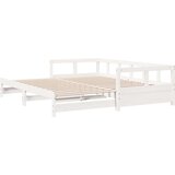  Dnevni krevet bez madraca bijeli 90 x 200 cm masivna borovina | shoptok.hr