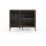 Marckeric Siva metalna vitrina 121x90x40 cm Layna – | shoptok.hr