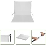  Teleskopski fotografski sustav s potporom + bijela pozadina 3 x 5 m | shoptok.hr