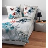 Janine POSTELJNINA 135/200 cm mako saten zelena | Shoptok.si