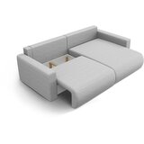 Cosmopolitan Design Svijetlo siva sklopiva/s prostorom za odlaganje kutna garnitura Belfast – | shoptok.hr