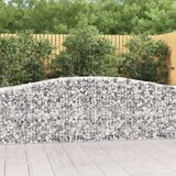  Lučne gabionske košare 25 kom 400x50x80/100cm pocinčano željezo | shoptok.hr