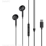 XO wired earphones EP74 USB-C black | Eponuda.ba