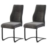 MID.YOU Set Nihajnih Stolov Tina, Antracit, 2 Kos | Shoptok.si