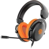 gaming slušalice sa mikrofonom Commander YHP WT300, 7.1, USB konekcija, crno - narandžasta