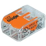Wago stezaljka bezvijčana sa polugom 2×0.08-2.5-4mm² 221-412 | Eponuda.ba
