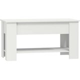  Stolić za kavu bijeli 101x49x52 cm od konstruiranog drva | shoptok.hr
