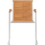  Vrtne stolice s jastucima 8 kom od masivnog drva bagrema | shoptok.hr