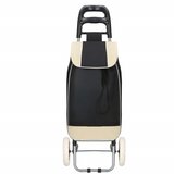 springos kolica za kupovinu, crna - krem | shoptok.hr