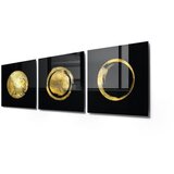 WALLXPERT dekorativna slika od kaljenog stakla elite (2045) 40 x 40, 3 dela | ePonuda.com