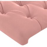  LED uzglavlje ružičasto 147x16x78/88 cm baršunasto | shoptok.hr