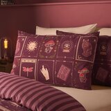 Catherine Lansfield Temno vijolična posteljnina za zakonsko posteljo 200x200 cm Enchanted Witchcraft – | Shoptok.si