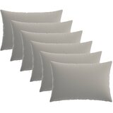  Presvlaka za jastuk 6 pcs HEERLEN Siva 50 x 70 cm Poliester | shoptok.hr