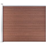 vidaXL Panel za ogradu WPC 175 x 146 cm smeđi | shoptok.hr