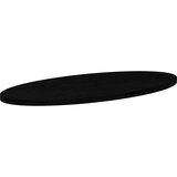 vidaXL Mizna plošča temno rjava 140x60x4 cm trdna hrastovina ovalna | Shoptok.si