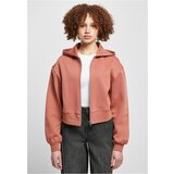UC Ladies Women's Short Oversized Terracotta Zipper Jacket | Shoptok.si