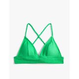 Koton Bikini Tops Bralette Crossovers Covered Textured Cene