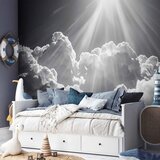  Foto tapeta - Hope in the Clouds: Inspiring Rays of the Sun – Awaken Emotions 200x140 | shoptok.hr
