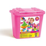 MOLTO kutija s kockama pink - 90 kom | shoptok.hr