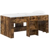  Kreveta za visoko spavanje djece Dimljeni hrast 80 x 160 cm | Shoptok.si