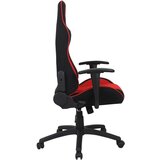 Novel GAMING STOL umetna masa, tekstil rdeča, črna | Shoptok.si