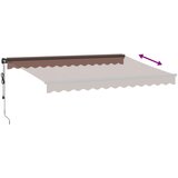 Tenda na automatsko uvlačenje smeđa 350 x 250 cm | shoptok.hr