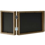  Trodijelni okvir za fotografije smeđi 22x15 cm + 2 x (10x15 cm) | shoptok.hr
