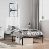 Metalni okvir za krevet crni 100x200 cm | shoptok.hr