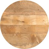 Stolna ploča Ø 60 x 3,8 cm okrugla od masivnog drva manga | shoptok.hr