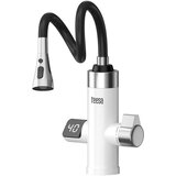 Teesa Električna grelna pipa TSA4112, 3000W, IPX4, bela, ABS plastika, flex izliv, (5000430344) | Shoptok.si