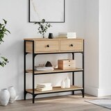  Konzolni stol boja hrasta sonome 72,5x25x75cm konstruirano drvo | shoptok.hr