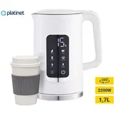 PEKR723 grelnik vode, 1.7L, 2200W, digitalni zaslon, 5 stopenj, funkcija keep warm, varnostne zaščite, samodejni izklop, 360° podstavek, +gratis skodelica, (21591856)