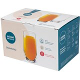 Altom design Dijamantne Čaše za Sok i Vodu, 360 ml, Set od 6 Komada | shoptok.hr