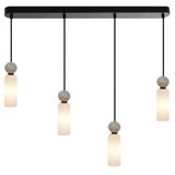  ITALUX PND-95331-4-BK - Luster na sajli SANTOS 4xG9/40W/230V crna | Eponuda.com