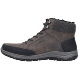 Rieker Gležnarji z vezalkami temno rjava / pegasto siva / črna | Shoptok.si