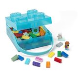Lego Prozirno svetloplava-Kutija za užinu sa ručkom | ePonuda.com