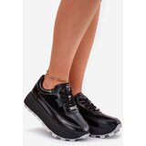 Big Star Ladies Leather Sneakers On Platform | ePonuda.com