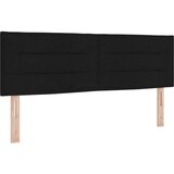 vidaXL Naslon za glavu Crna Obrađeno drvo 160 cm dužina | shoptok.hr