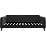 Dnevni krevet crni 100 x 200 cm baršunasti | shoptok.hr