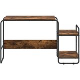  Stol s pohranom Dimljeni hrast 131.5 x 50 x 75.5 cm - Dimljeni hrast | shoptok.hr