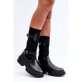 Boto Women's Ankle Boots with Sock Black Abroze | Eponuda.ba