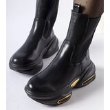 Gemre Black slip-on chunky ankle boots Sant'Egidio | Shoptok.si