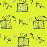 The Unique Paper Company Eco Party - Ukrasni papir tabak - Eco Party, Bio Glitter, Present for You Silver on Yellow | Eponuda.com