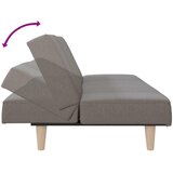  Kauč na razvlačenje od tkanine smeđesivi | shoptok.hr
