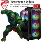 TETRAMAGON series Računar Tetramagon Eclipse AMD Ryzen 7 7700/32GB/2TB/RX6750 XT 12GB/700W | ePonuda.com