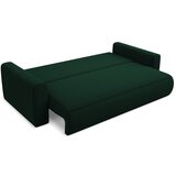 Makamii Zelena žametna raztegljiva/s prostorom za shranjevanje sedežna garnitura 238 cm Kapua – | Shoptok.si