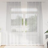 vidaXL Zavjese sa zavjesama 2 pcs Svjetlosiva 140 x 260 cm Poliester | shoptok.hr