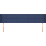  Uzglavlje s ušima plavo 163x16x78/88 cm od tkanine | shoptok.hr