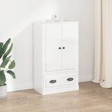  Visoka omara visok sijaj bela 60x35,5x103,5 cm inženirski les Cene