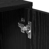 vidaXL Highboard 2 pcs Crni hrast 60 x 31 x 70 cm Konstruirano drvo | shoptok.hr